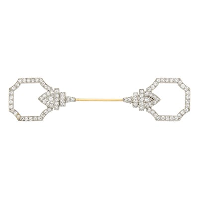 Lot 1177 - Tiffany & Co. Platinum, Gold and Diamond Jabot