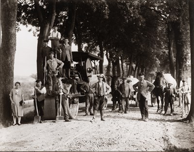 Lot 228 - August Sander Road construction workers, Westerwald (Strassenarbeiter, Westerwald)