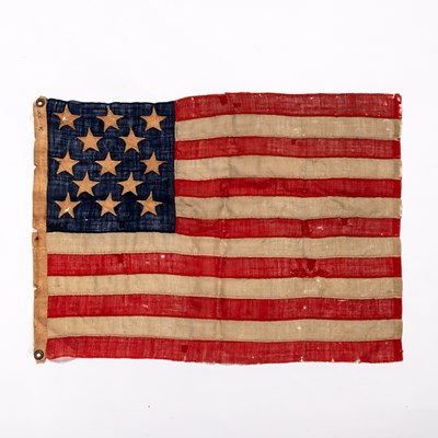 Lot 369 - Thirteen-star American Flag