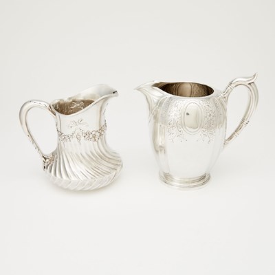 Lot 20 - Two American Sterling Silver Water Pitchers