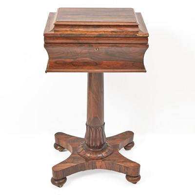 Lot 205 - William IV Rosewood Teapoy