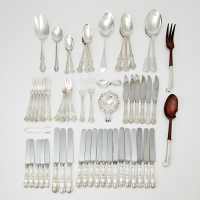 Lot 40 - Tiffany & Co. Sterling Silver 'English King' Pattern Part Flatware Service