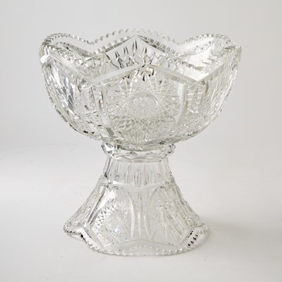 Lot 158 - American Cut Glass Punch Bowl