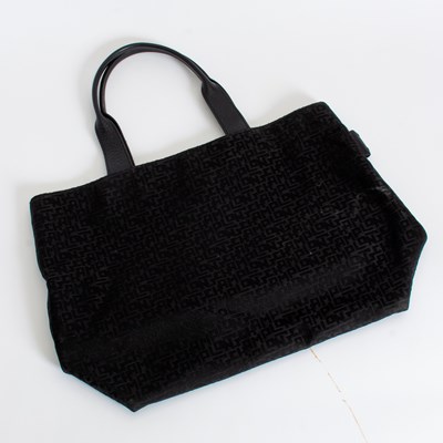 Lot 114 - Longchamp Leather And Woven Fabric Tote