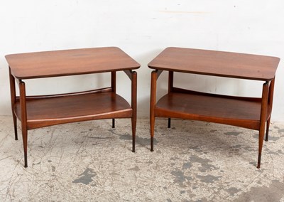 Lot 4 - Pair of Danish Modern Teak End Tables