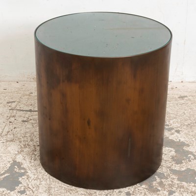 Lot 58 - Circular Patinated Bronze Pedestal