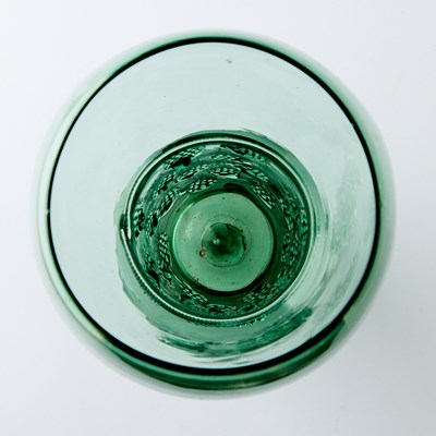 Lot 656 - Large Dutch or German Green Glass Roemer