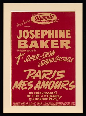 Lot 40 - Josephine Baker in Paris