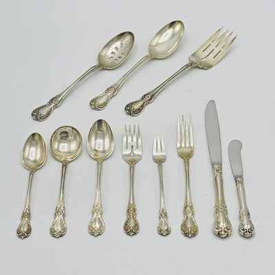 Lot 1182 - Towle Sterling Silver "Old Master" Pattern Flatware Service