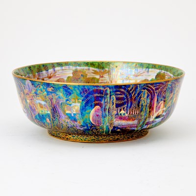 Lot 613 - Josiah Wedgwood and Sons Porcelain Fairyland Lustre Center Bowl