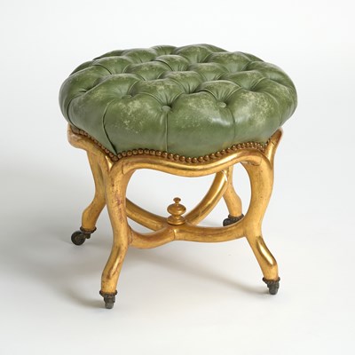 Lot 211 - Continental Giltwood Stool