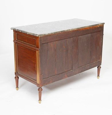 Lot 438 - Louis XVI Brass-Mounted and Inlaid Mahogany Commode