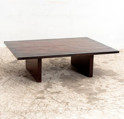 Lot 250 - Dark Stained Wood Low Table