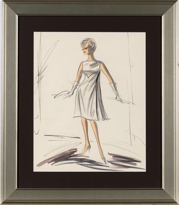 Lot 28 - An Edith Head design for Tippi Hedren for Alfred Hitchcock's Marnie