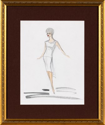 Lot 21 - An Edith Head design for Tippi Hedren in Hitchcock's Marnie