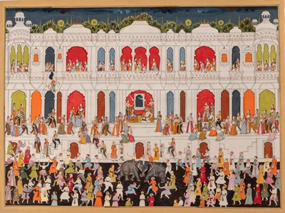 Lot 762a - An Indian Painted Miniature