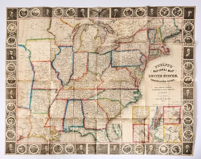 Lot 562 - Two nineteenth-century American folding maps