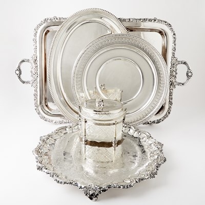 Lot 700 - Group of Silver Plated Table Articles