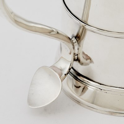 Lot 322 - George III Sterling Silver Covered Tankard