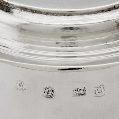 Lot 301 - William & Mary Sterling Silver Covered Tankard