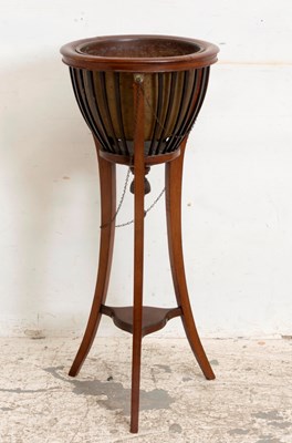 Lot 37 - Edwardian Mahogany Plant Stand