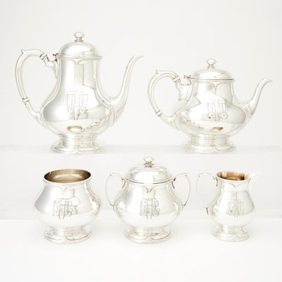 Lot 1143 - Frank W. Smith Sterling Silver Tea and Coffee Service