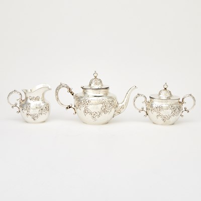 Lot 1142 - Whiting Sterling Silver Bachelor's Tea Service