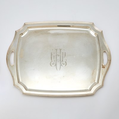 Lot 249 - Tiffany & Co. Sterling Silver Two Handled Tray