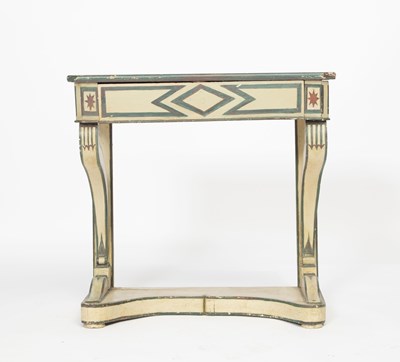 Lot 564 - Neoclassical Painted Wood Console Table