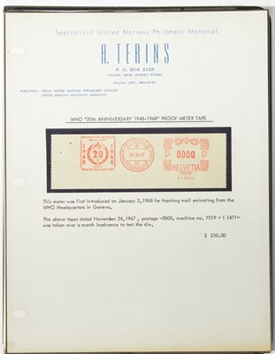 Lot 1066 - Extensive United Nations Philatelic Holding