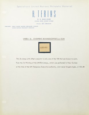 Lot 1066 - Extensive United Nations Philatelic Holding