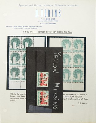 Lot 1066 - Extensive United Nations Philatelic Holding