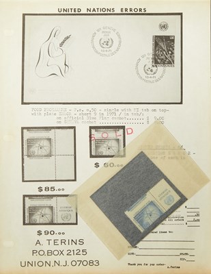 Lot 1066 - Extensive United Nations Philatelic Holding