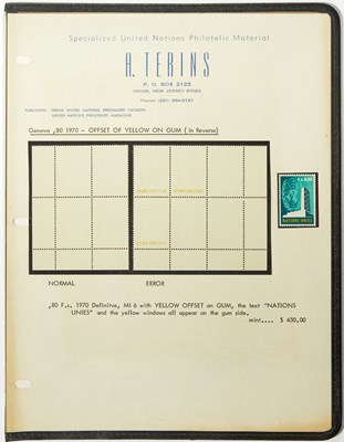 Lot 1066 - Extensive United Nations Philatelic Holding