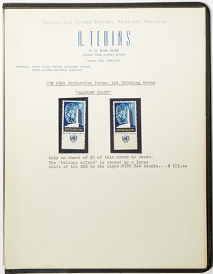Lot 1066 - Extensive United Nations Philatelic Holding