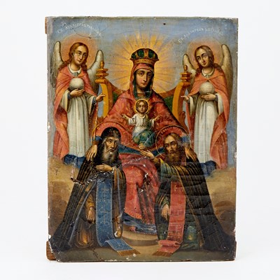 Lot 514 - Russian Icon of the Svensk-Pechersk Mother of God