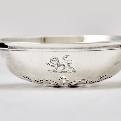 Lot 317 - Georgian Sterling Silver Punch Strainer