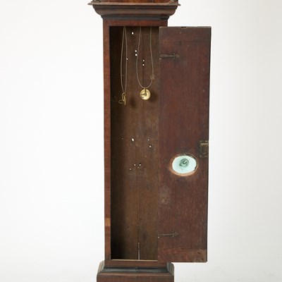 Lot 490 - William and Mary Ebonized and Marquetry Inlaid Walnut Long Case Clock