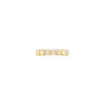 Lot 22 - Gold and Diamond Band Ring