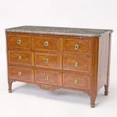 Lot 355 - Louis XVI Kingwood Marquetry Commode