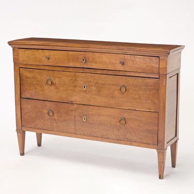 Lot 311 - Louis XV Provincial Oak and Fruitwood Commode