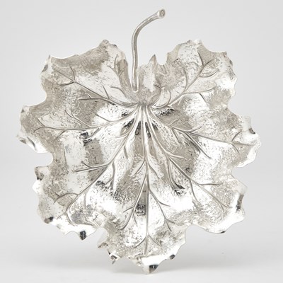 Lot 281 - Gianmaria Buccellati Sterling Silver Leaf Form Dish