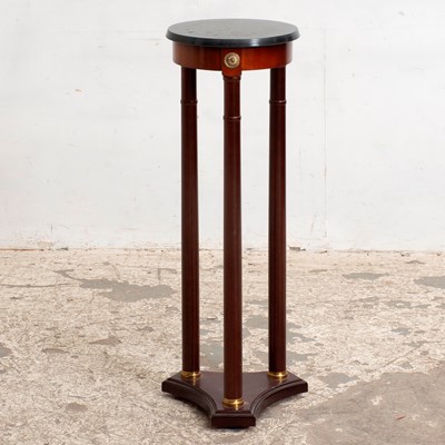 Lot 346 - Empire Style Part Ebonized Mahogany Stand