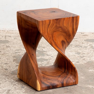 Lot 339 - Exotic Wood Stool