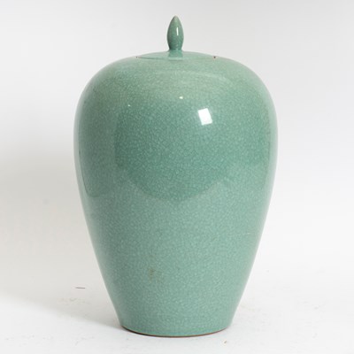 Lot 34 - Chinese Glazed Porcelain Covered Jar