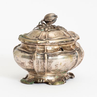 Lot 135 - Continental Silver Sugar Box