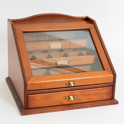 Lot 36 - Walnut Display Case