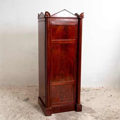 Lot 343 - Louis Philippe Mahogany Wardrobe