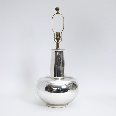 Large Mercury Glass Lamp