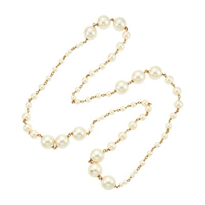 Lot 1181 - Chanel Imitation Pearl Necklace